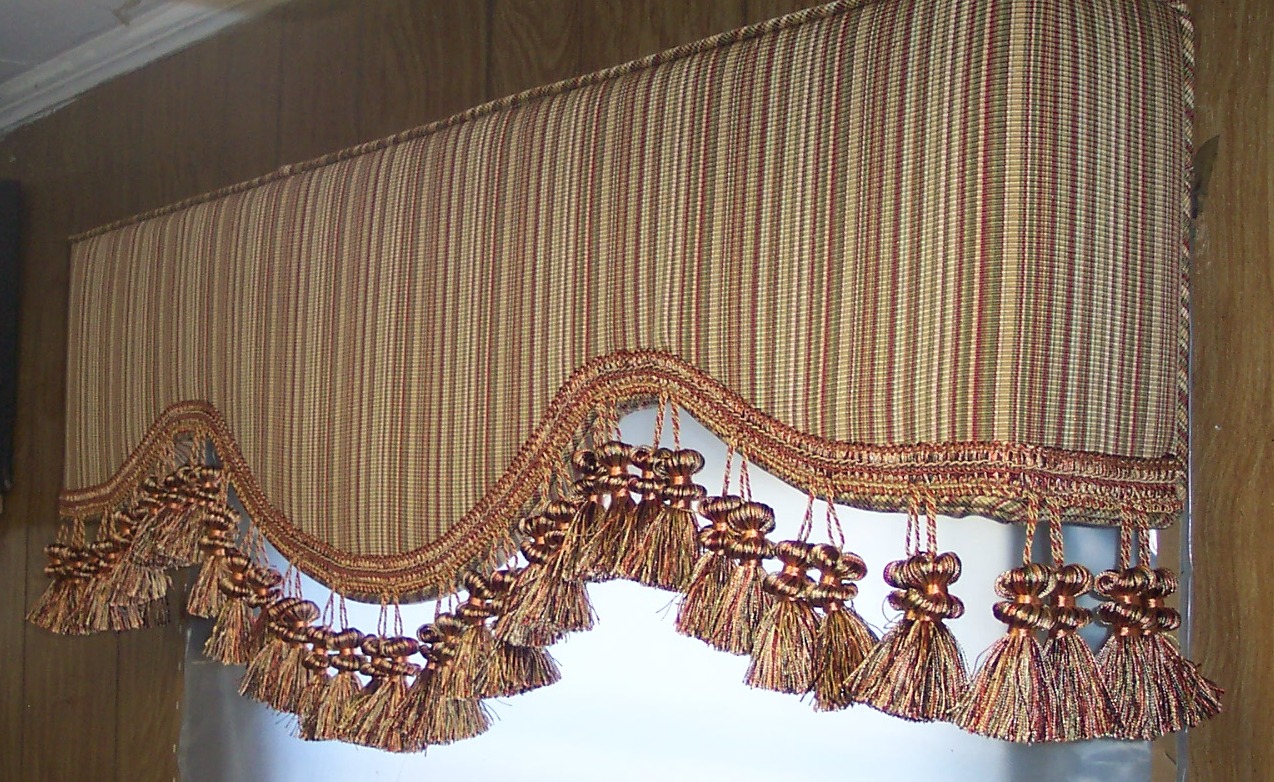 Greenfield upholstered cornice boards