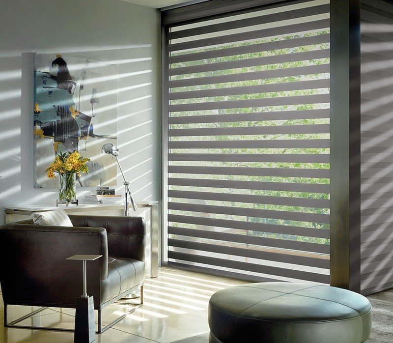 Greenfield IN Modern Designer Banded Shades